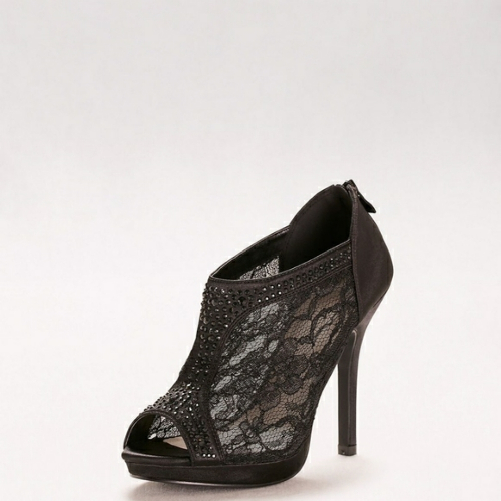 Black Lace AYAEL9 Michaelangelo Heels